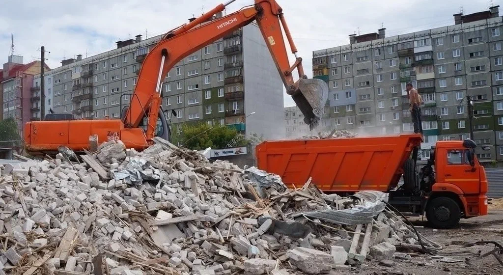 Профессиональный вывоз строительного мусора в Каменске-Шахтинском в октябре
